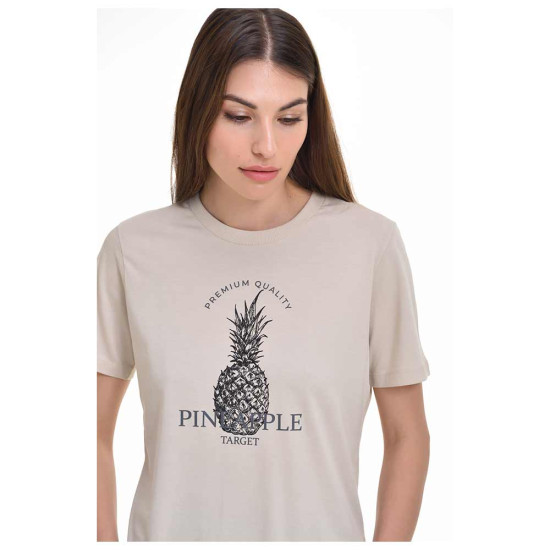 Target Γυναικεία κοντομάνικη μπλούζα Single Jersey T-Shirt Pineapple Target Γυναικεία κοντομάνικη μπλούζα Single Jersey T-Shirt Pineapple